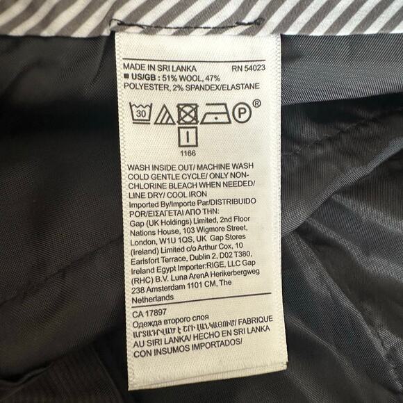 Banana Republic Logan Trouser Pant Black 16 267922 - Picture 6 of 9